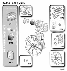 Комплект головки блока цилиндров a39 фото