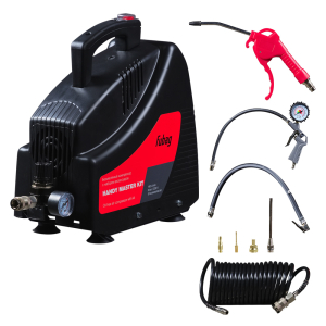 Поршневой компрессор Fubag HANDY MASTER KIT + 5 предметов 646028 безмасляный фото