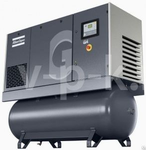 Винтовой компрессор Atlas Copco GA 22 10 с ресивером фото