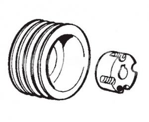9076405 Втулка шкива компрессора ABAC
