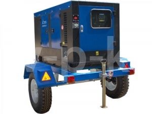 Дизельный генератор ТСС АД-40С-Т400-1РКМ7 РКМ на прицепе