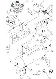 Коллектор в сборе для 500w95-16