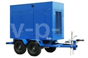 Дизельный генератор  АД-30С-Т400-1РМ7 РПМ на прицепе с АВР
