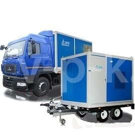 Дизельный генератор ТСС АД-60С-Т400-1РМ2 (Stamford) на прицепе с АВР