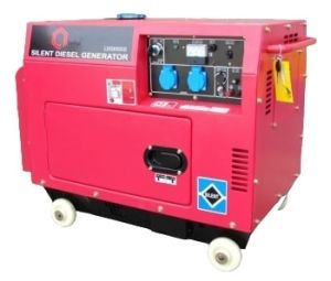 Дизельный генератор Leega LDG6000СLE стартер в кожухе