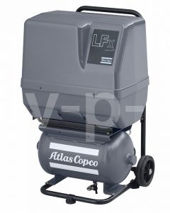 Поршневой компрессор Atlas Copco LFx 0,7 1PH на тележке с ресивером