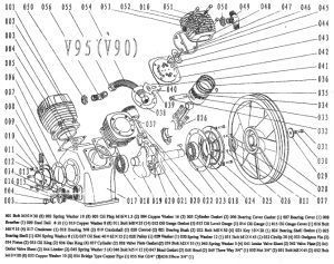 Болт М8*25 для v90