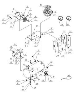 R 3101.00.00.201 Патрубок 3/8"х70 мм для 50lh20a-1.5