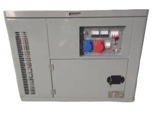 Дизельный генератор Амперос LDG10000E-3 стартер в кожухе  фото