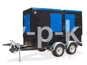 Дизельный генератор ТСС АД-20С-Т400-1РКМ10 в шумозащитном кожухе на прицепе