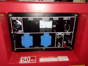 Дизельный генератор Амперос LDG7500СLE стартер в кожухе  фото