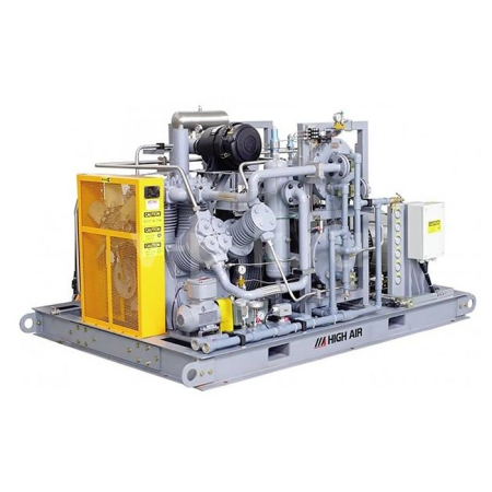 Поршневой компрессор  КВД-HE-7W для перекачки воздуха, гелия, азота