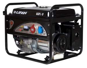 Бензиновый генератор Lifan 6 GF2-3 (LF7000-3) 00000118 передвижной фото