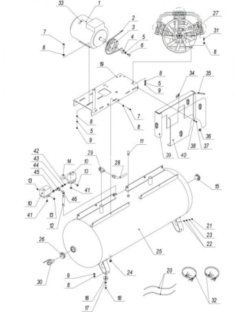 Прижим для 500lb75ТБ
