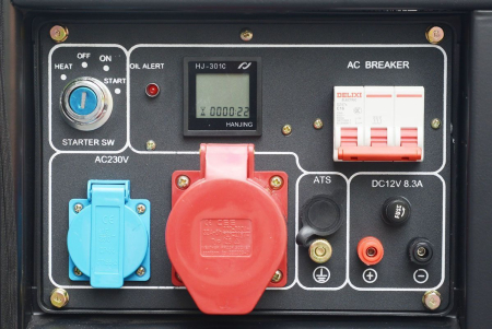 Дизельный генератор  SDG 7000EH3A в погодозащитном кожухе