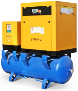 Винтовой компрессор Berg ВК-7.5РО-500 16 (IP54) стационарный фото