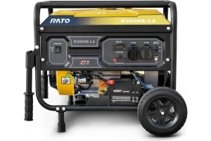 Бензиновый генератор RATO R3000E-L2W электростартер + колесный комплект  портативный фото