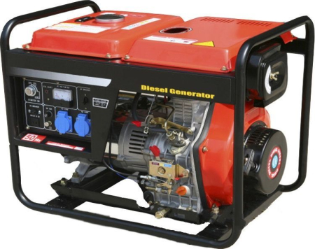 Дизельный генератор Leega LDG5000СLE стартер