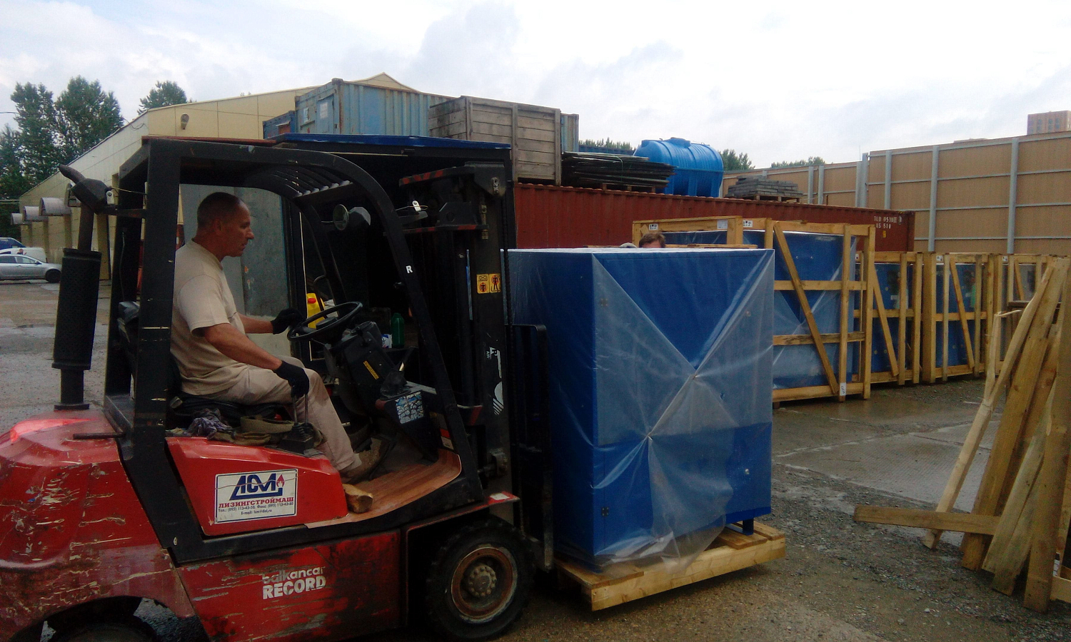 Отгрузка винтового компрессора Remeza ВК50-8 в Екатеринбург