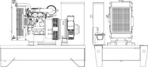 Дизельный генератор Onis Visa P 80 B  фото
