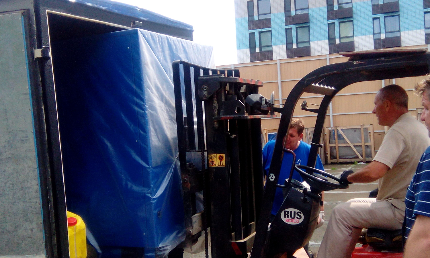 Отгрузка винтового компрессора Remeza ВК50-8 в Екатеринбург