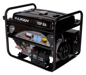 Бензиновый генератор Lifan 7 GF-5A (LF7500AE) 00000505 передвижной фото