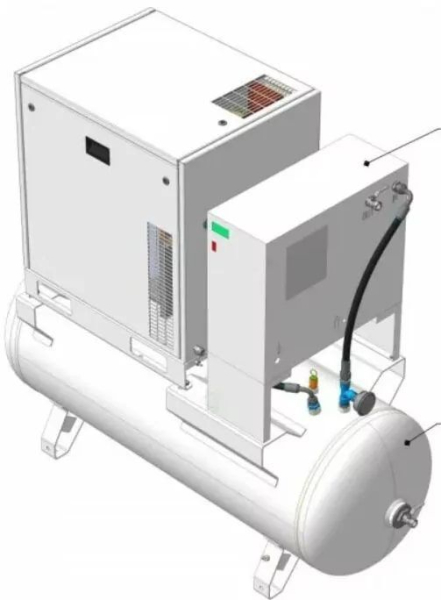 спиральный компрессор  КС3-8-270АД, спиральник  КС3-8-270АД, воздушный компрессор спирального типа  КС3-8-270АД