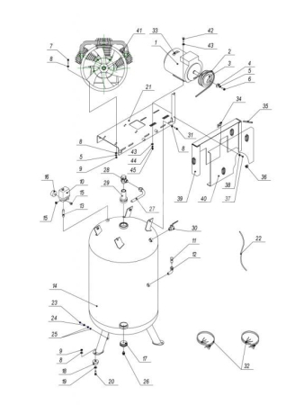 R 3101.00.00.201 Патрубок 3/8"х70 мм для 270w80B
