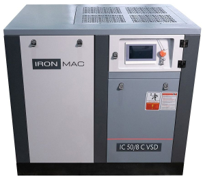 Винтовой компрессор IRONMAC IC 50/8 C VSD (IP23) фото