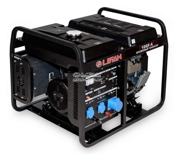 Бензиновый генератор Lifan 10 GF-4 Серия "Eco"  фото