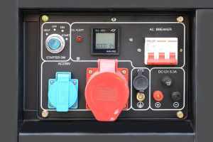 Дизельный генератор ТСС SDG 8000EH3A в погодозащитном кожухе  фото