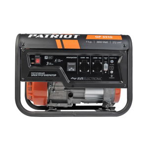 Бензиновый генератор PATRIOT GP 3510 474101535 передвижной фото